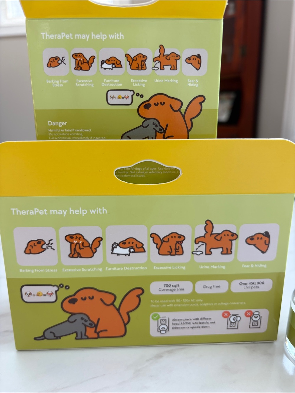 Therapet Dog Calming Diffuser Kit anxious stressed dogs - 1 diffuser, 6 refills - Picture 4 of 4